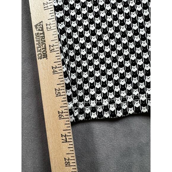 Betabrand Straight-Leg Chino Dress Pant Yoga Pants Catstooth Size Small Petite - Picture 10 of 13